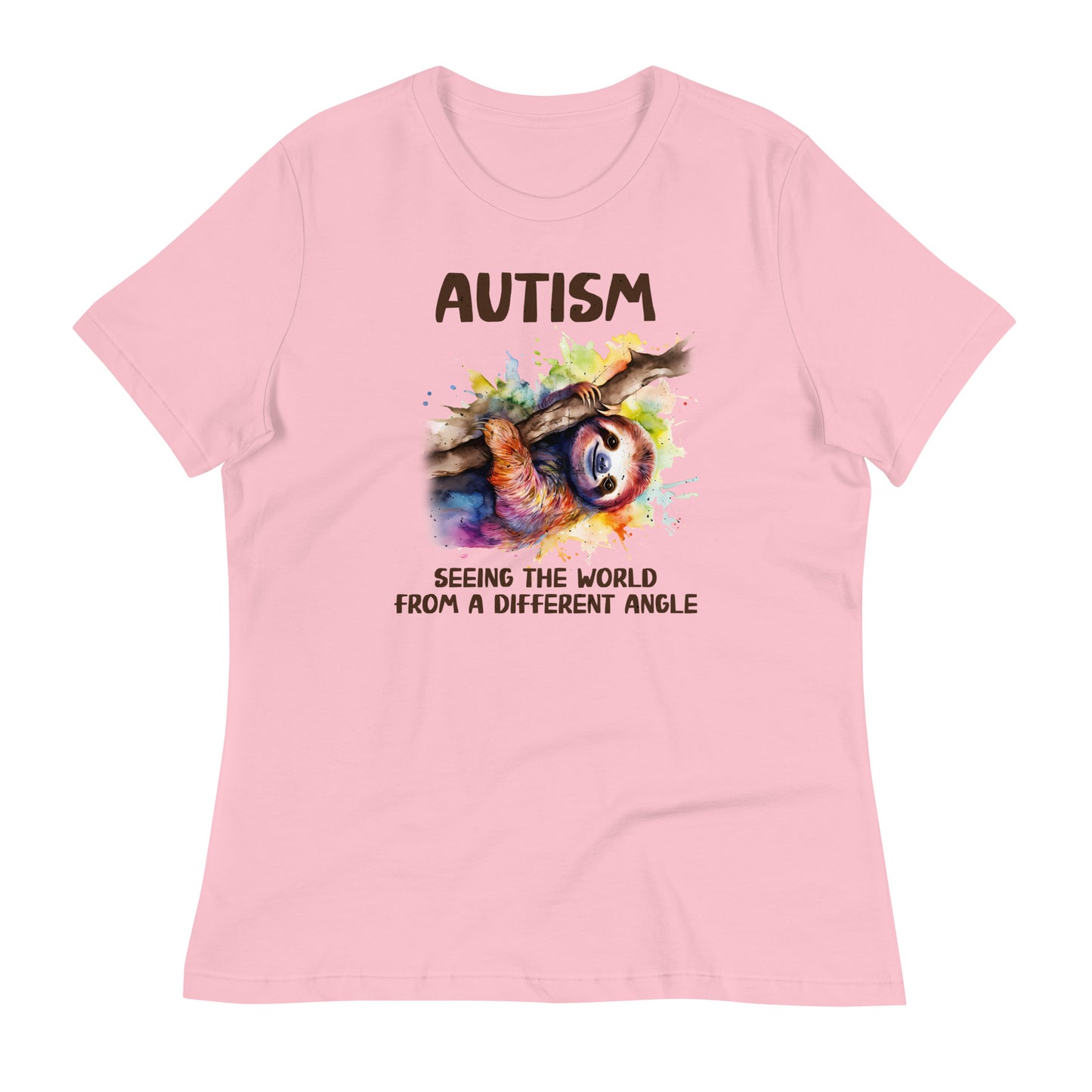 Autism, Seeing the World From a Different Angle Bella Canvas Relaxed Women's T-Shirt