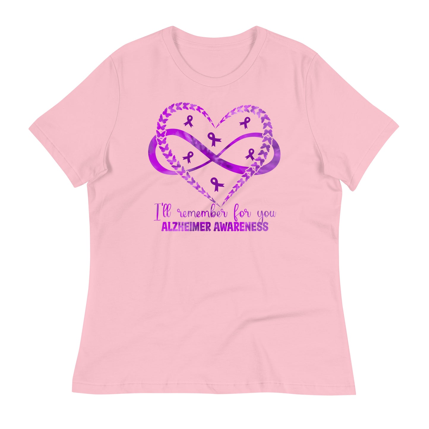 I'll Remember For You Alzheimer's Awareness Bella Canvas Relaxed Women's T-Shirt