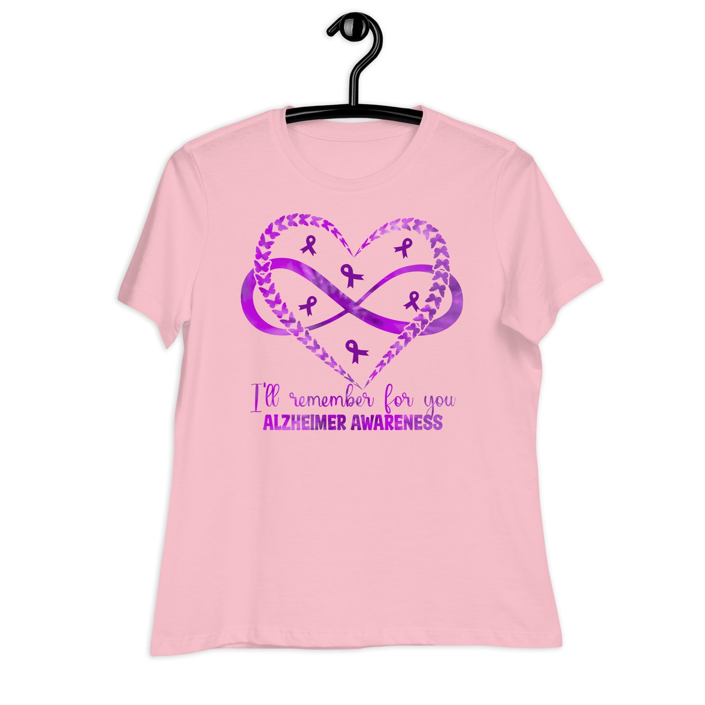 I'll Remember For You Alzheimer's Awareness Bella Canvas Relaxed Women's T-Shirt