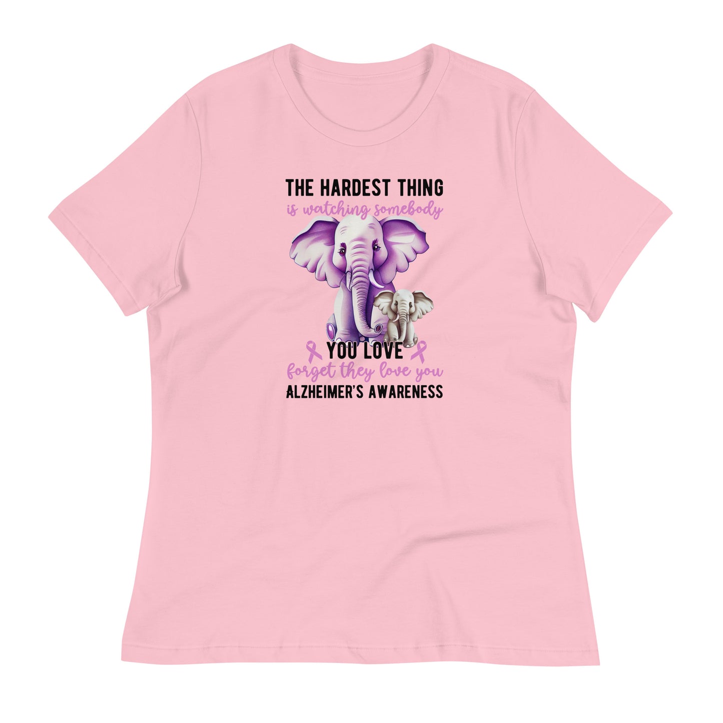 Alzheimer's Awareness Bella Canvas Relaxed Women's T-Shirt
