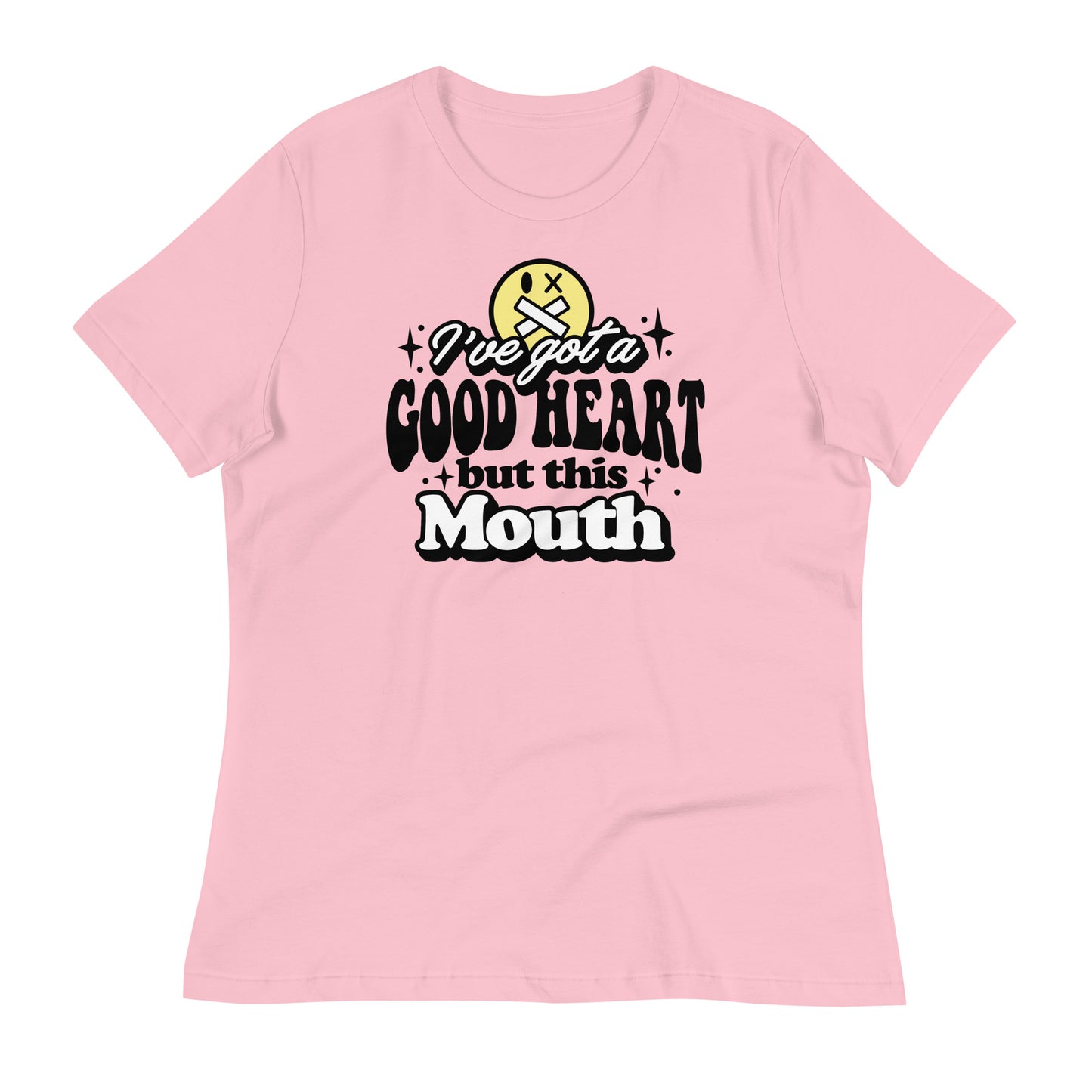 I've Got a Good Heart but This Mouth Bella Canvas Relaxed Women's T-Shirt