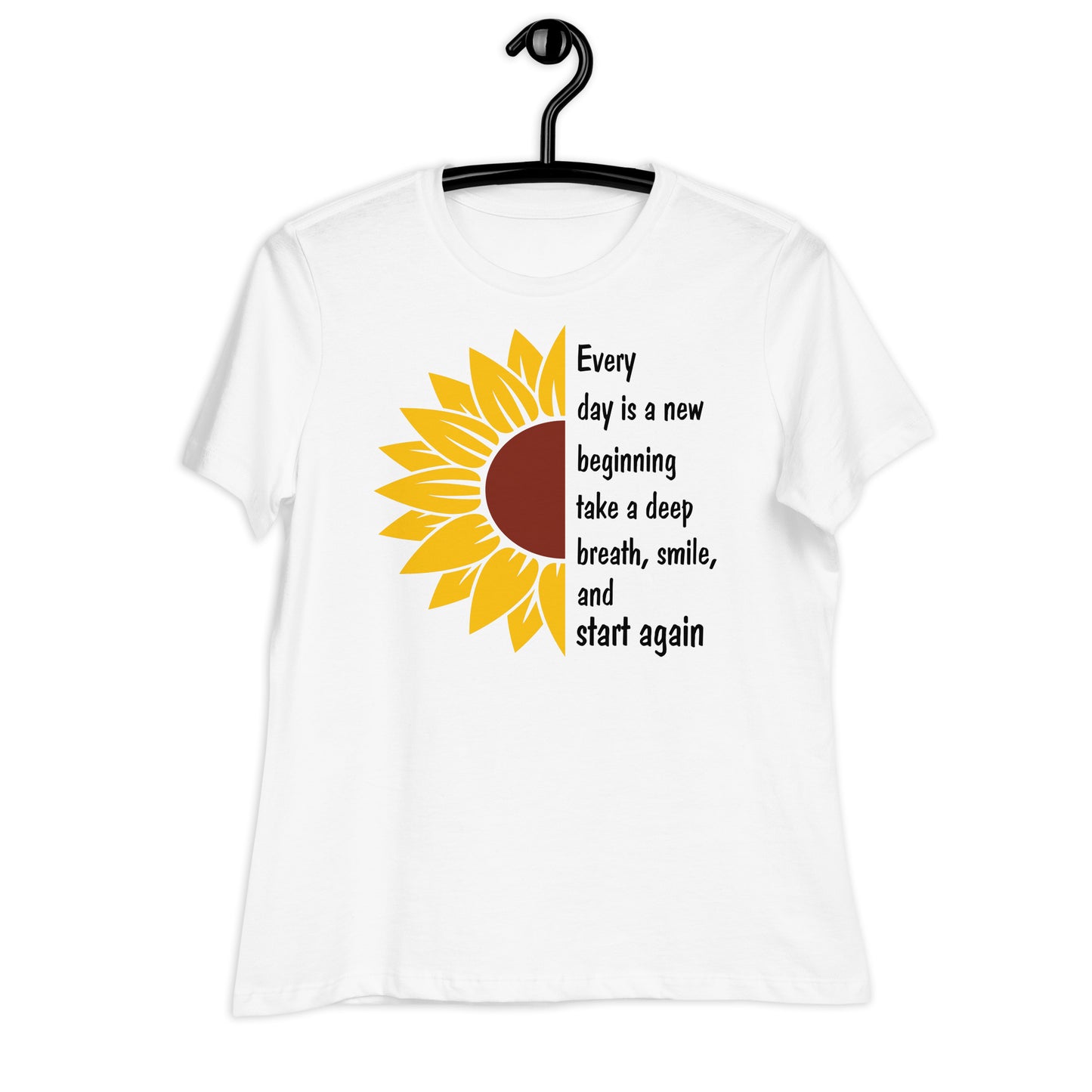 Every Day is a New Beginning Bella Canvas Relaxed Women's T-Shirt