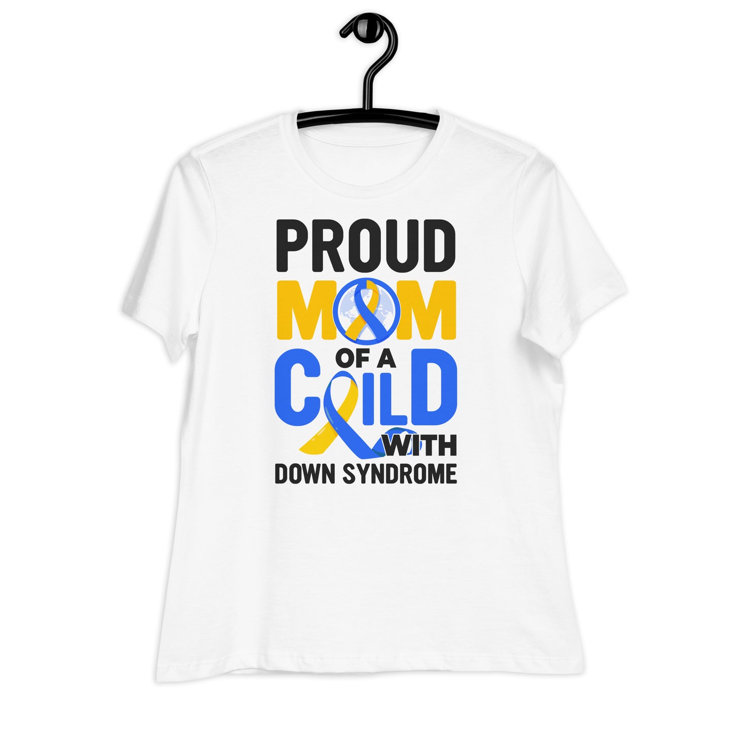 Proud Mom of a Child with Down Syndrome Bella Canvas Relaxed Women's T-Shirt