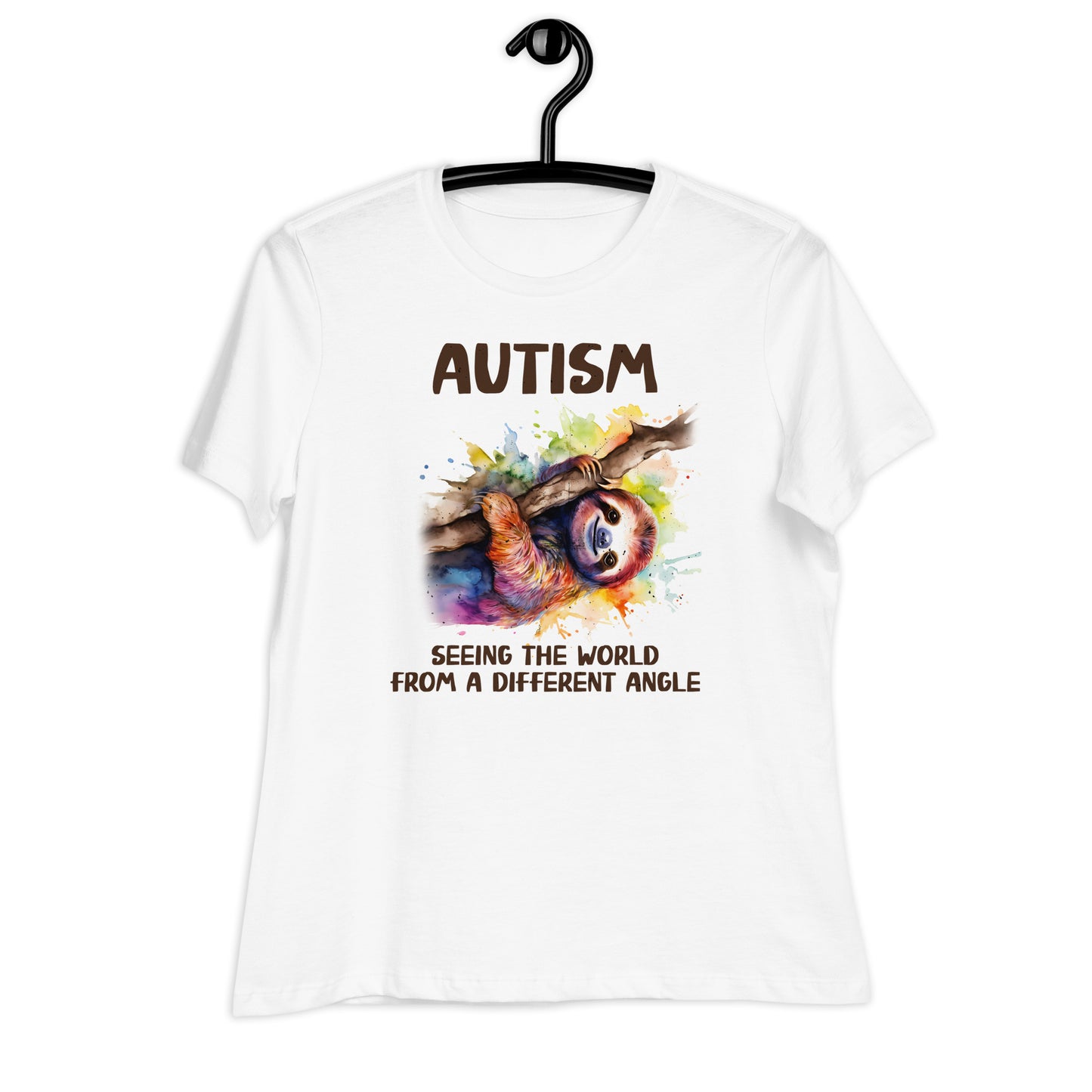 Autism, Seeing the World From a Different Angle Bella Canvas Relaxed Women's T-Shirt