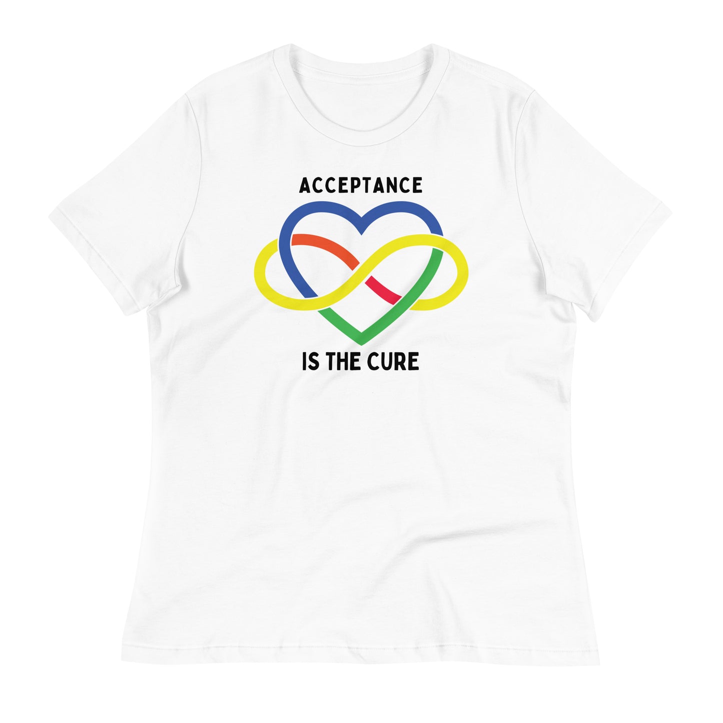 Acceptance is the Cure Bella Canvas Relaxed Women's T-Shirt