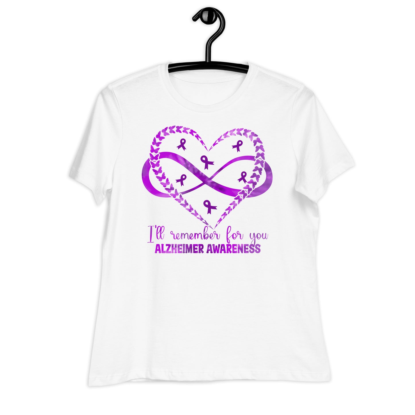 I'll Remember For You Alzheimer's Awareness Bella Canvas Relaxed Women's T-Shirt