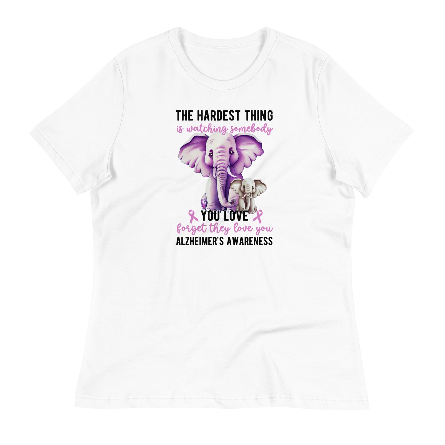 Alzheimer's Awareness Bella Canvas Relaxed Women's T-Shirt