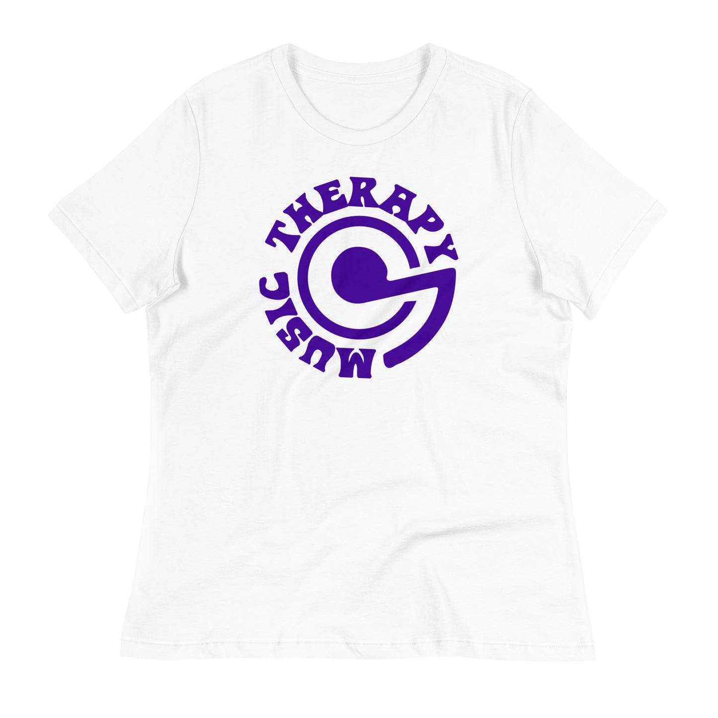 Music Therapy Quality Cotton Bella Canvas Relaxed Women's T-Shirt