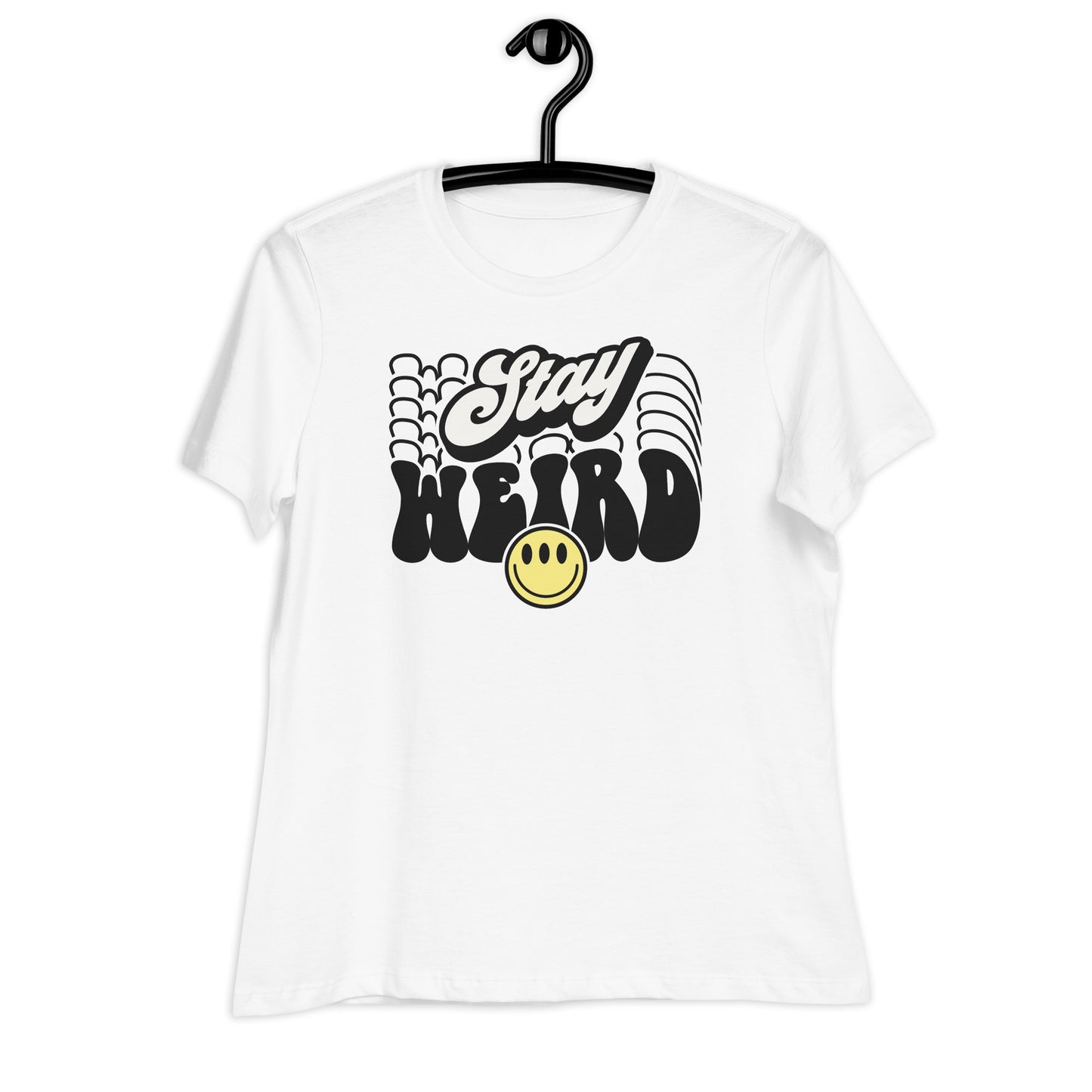 Stay Weird Funny Bella Canvas Relaxed Women's T-Shirt