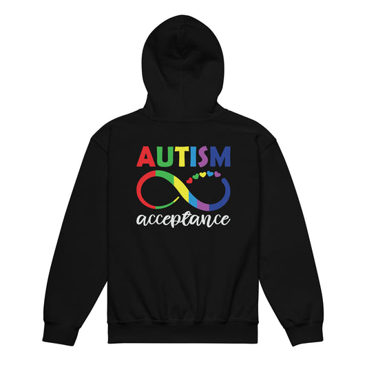 Autism Acceptance Together Quality Gildan Classic Youth Hoodie