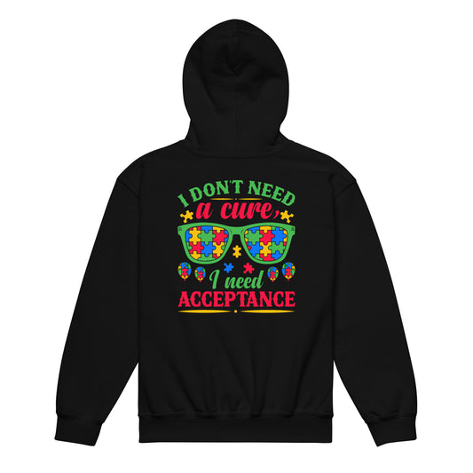 Autism Acceptance Together Quality Gildan Classic Youth Hoodie