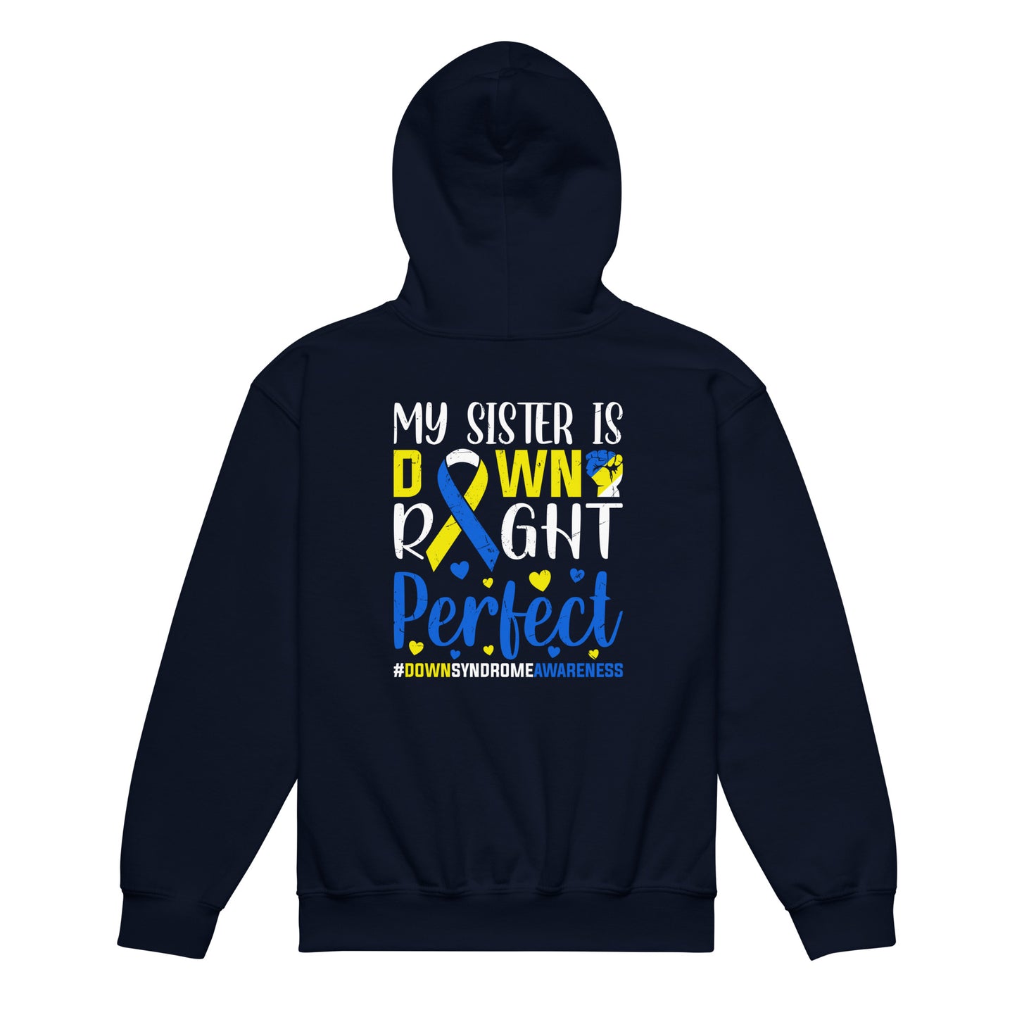Down Syndrome Awareness Quality Gildan Classic Youth Hoodie