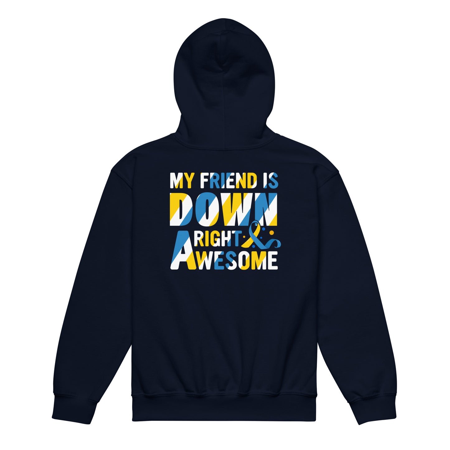 Down Syndrome Awareness Quality Gildan Classic Youth Hoodie