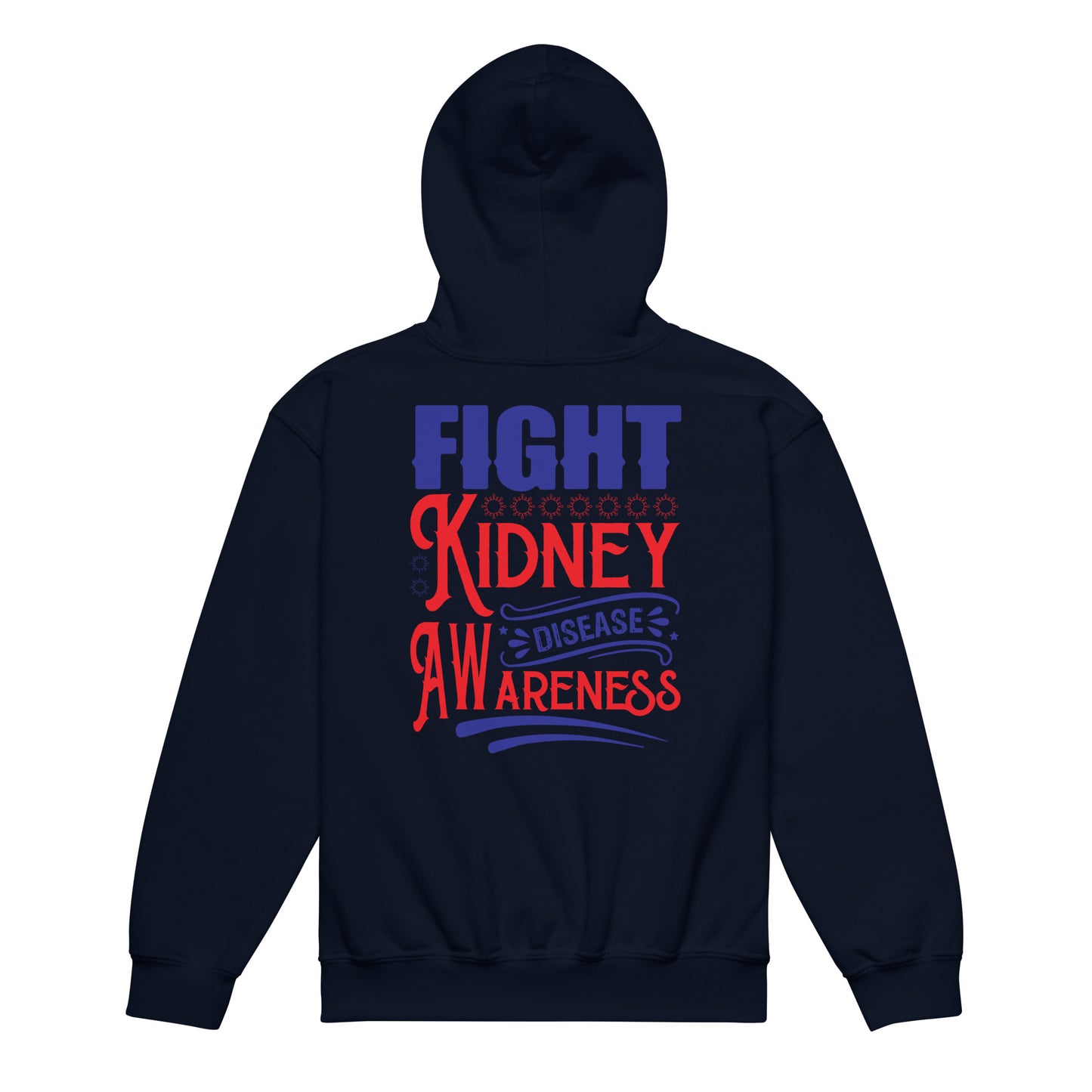 Kidney Awareness Quality Gildan Youth Hoodie