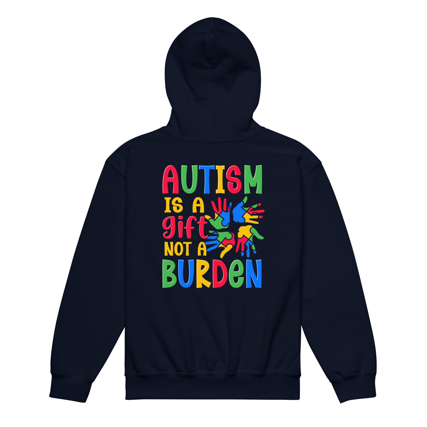 Autism Acceptance Together Quality Gildan Classic Youth Hoodie