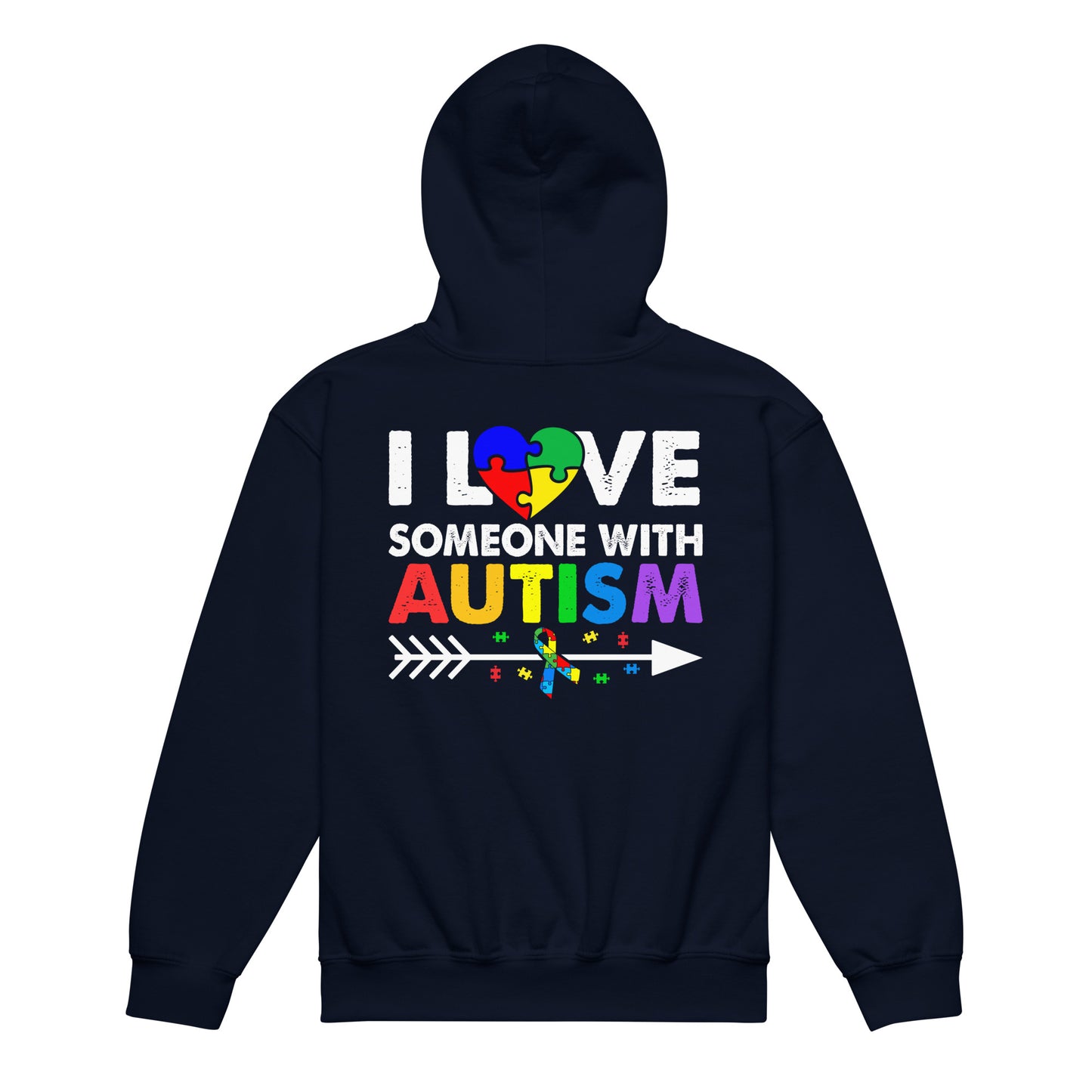 Autism Acceptance Together Quality Gildan Classic Youth Hoodie