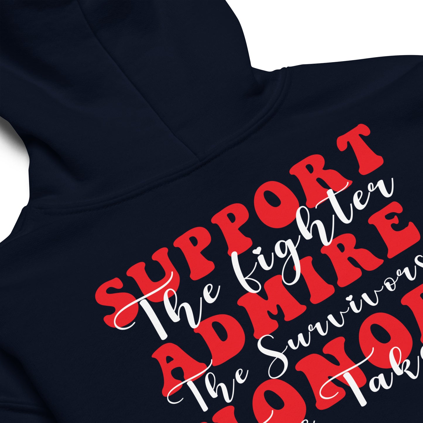 Support Admire Honor Heart Disease Awareness Quality Classic Gildan Youth Hoodie