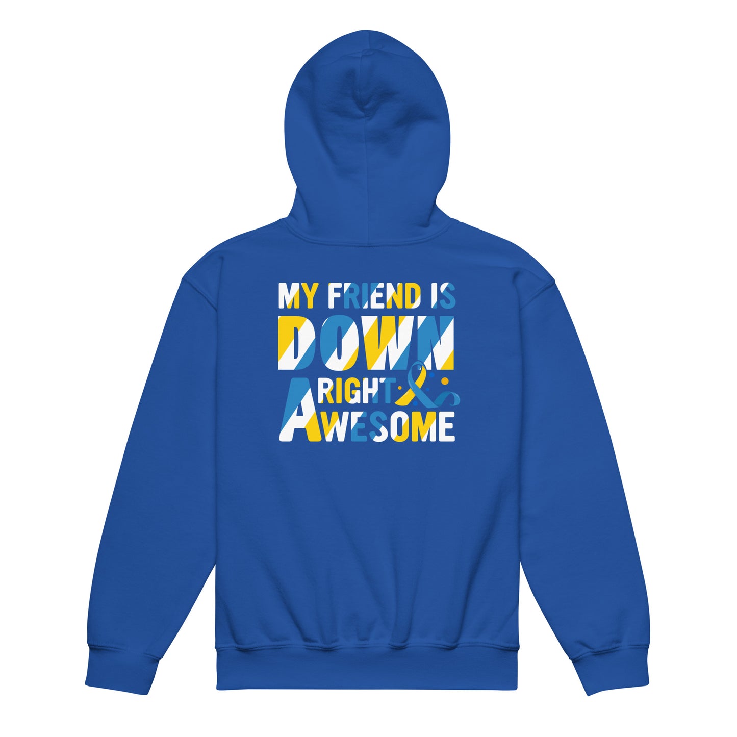 Down Syndrome Awareness Quality Gildan Classic Youth Hoodie
