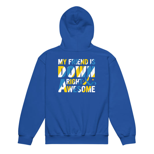 Down Syndrome Awareness Quality Gildan Classic Youth Hoodie