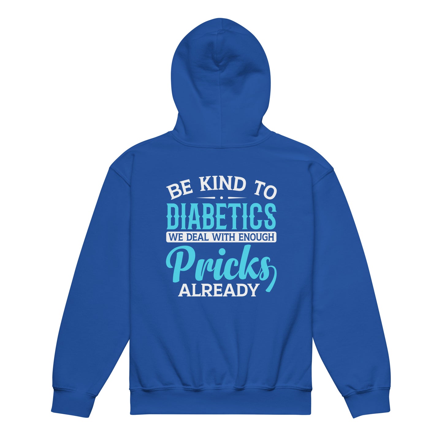 Diabetes Awareness Quality Gildan Youth Hoodie