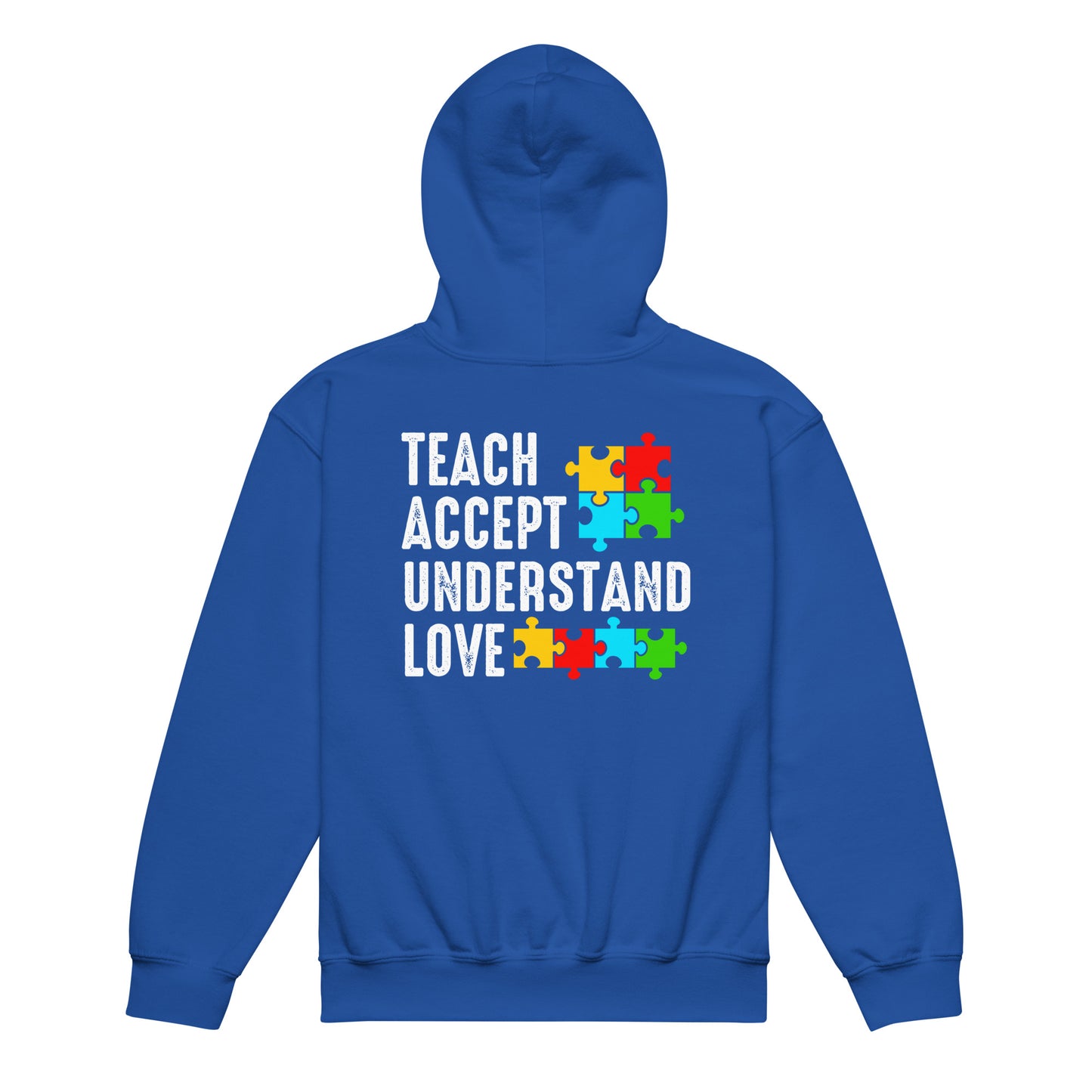 Autism Acceptance Together Quality Gildan Classic Youth Hoodie