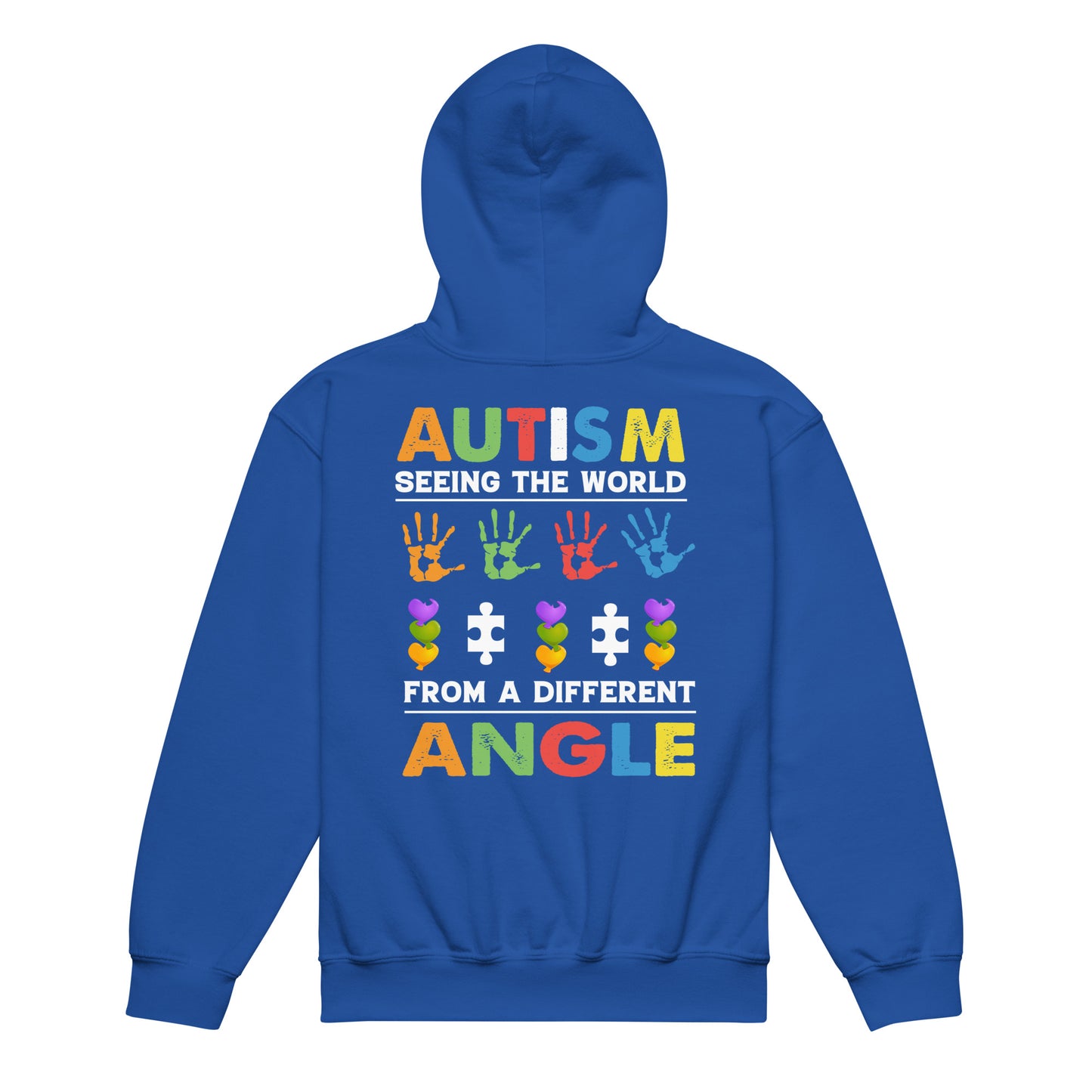 Autism Acceptance Together Quality Gildan Classic Youth Hoodie