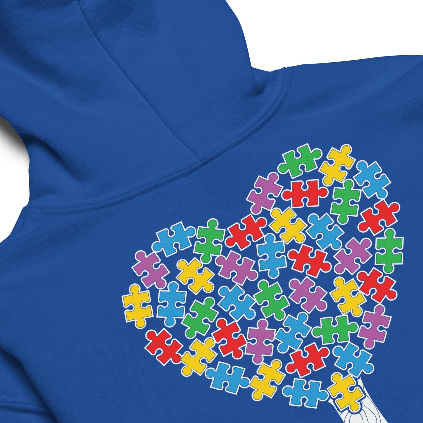 Autism Acceptance Heart Tree Quality Classic Gildan Youth Hoodie