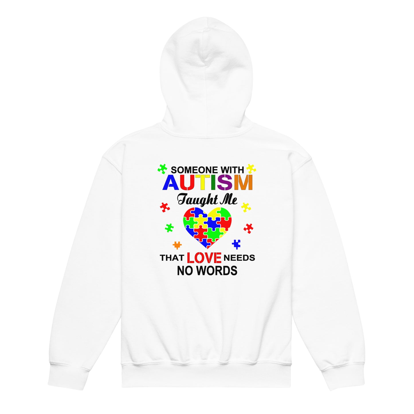 Autism Acceptance Together Quality Gildan Classic Youth Hoodie
