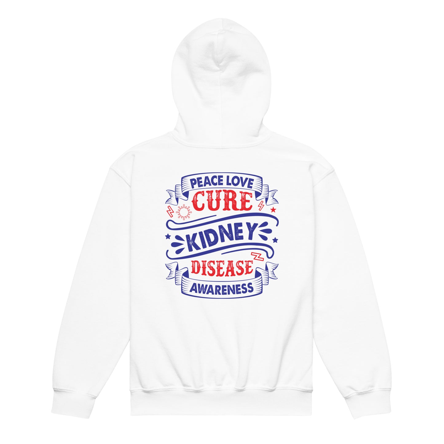 Kidney Awareness Quality Gildan Youth Hoodie