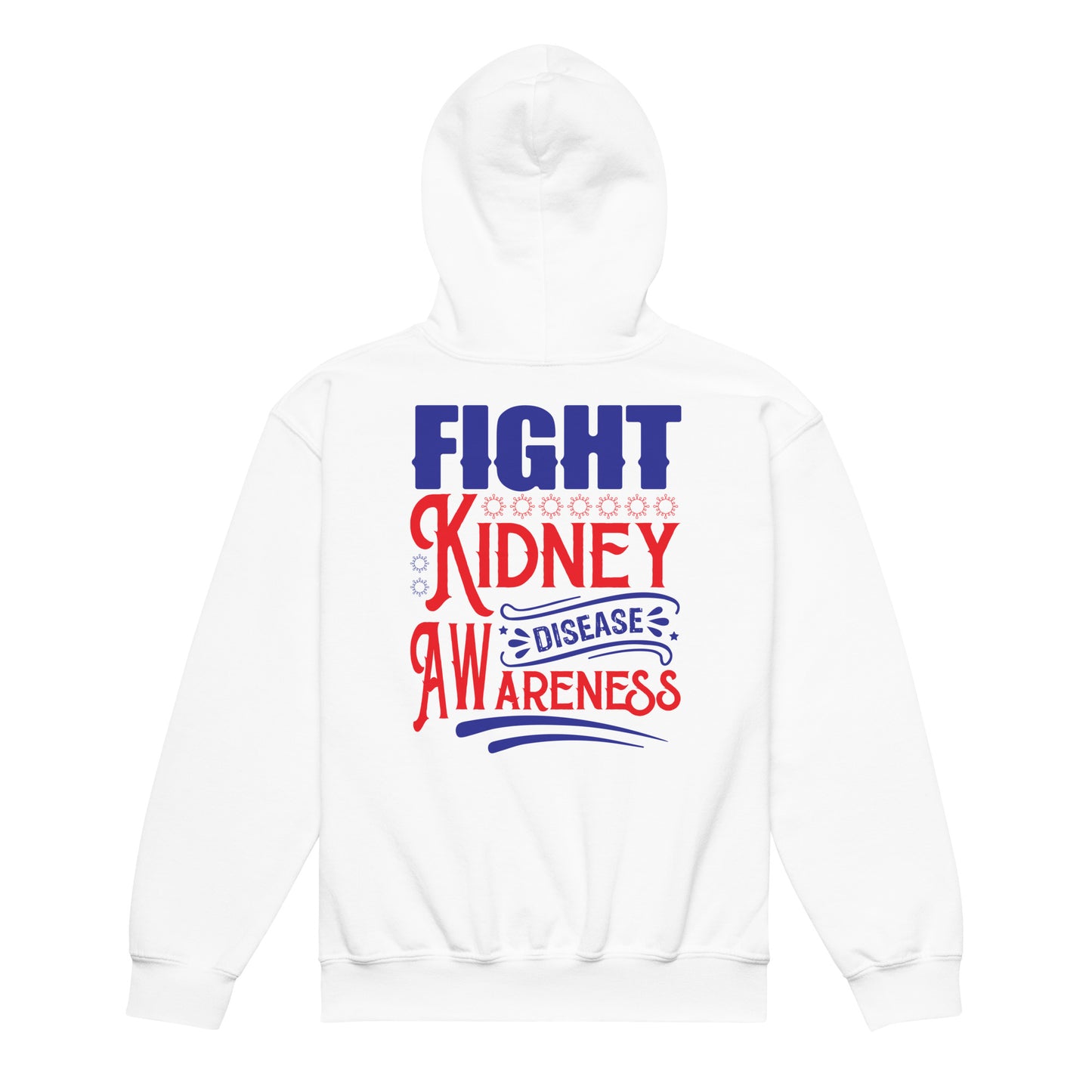 Kidney Awareness Quality Gildan Youth Hoodie