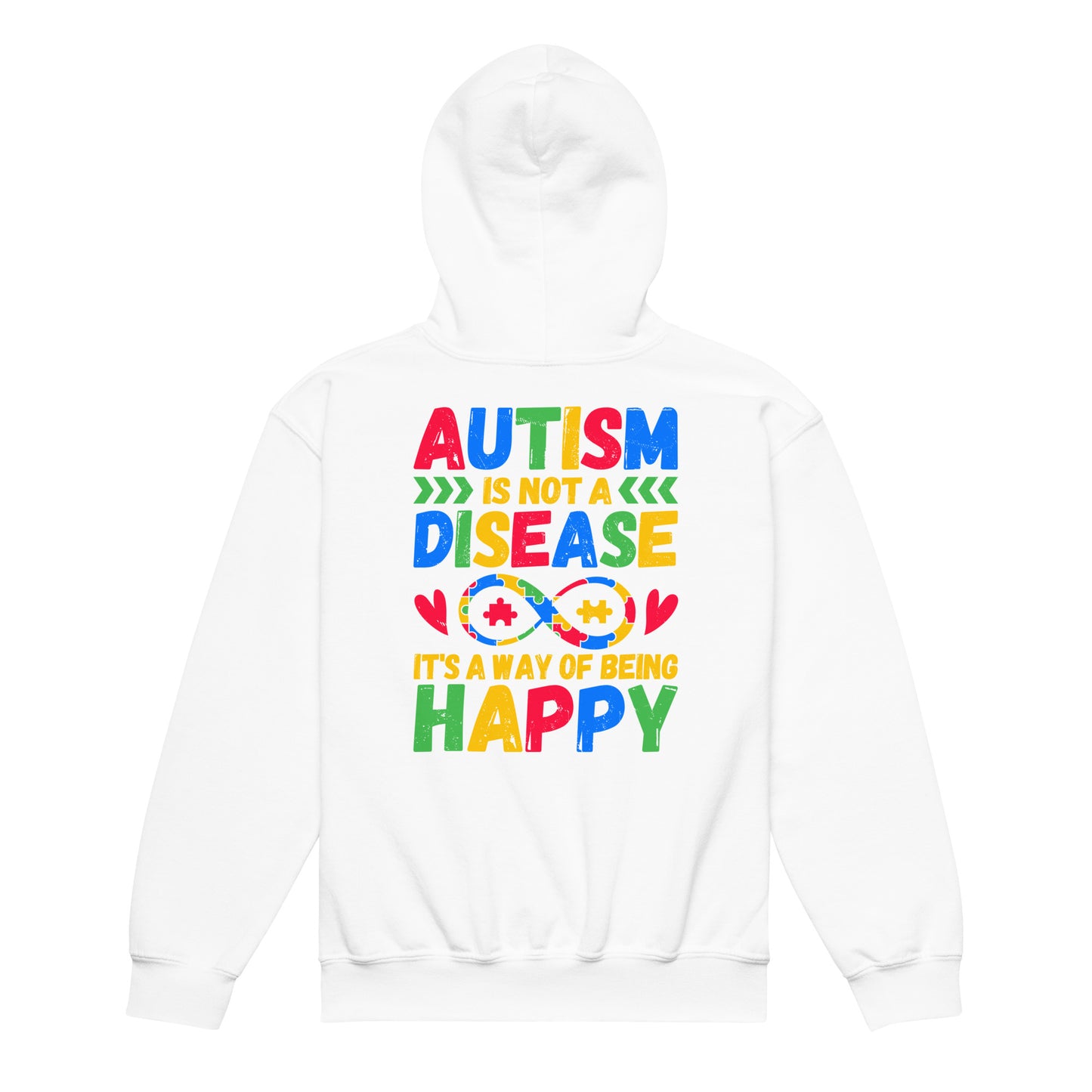 Autism Acceptance Together Quality Gildan Classic Youth Hoodie