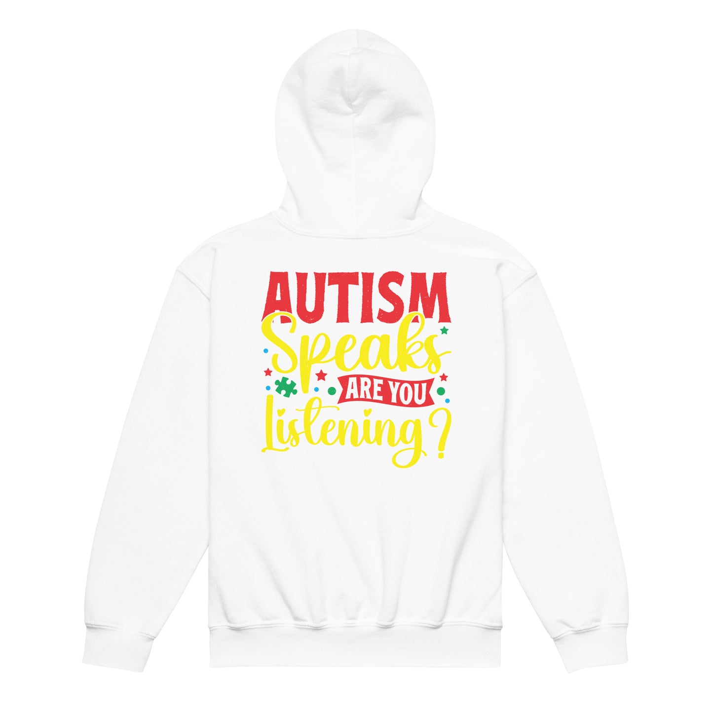 Autism Acceptance Together Quality Gildan Classic Youth Hoodie