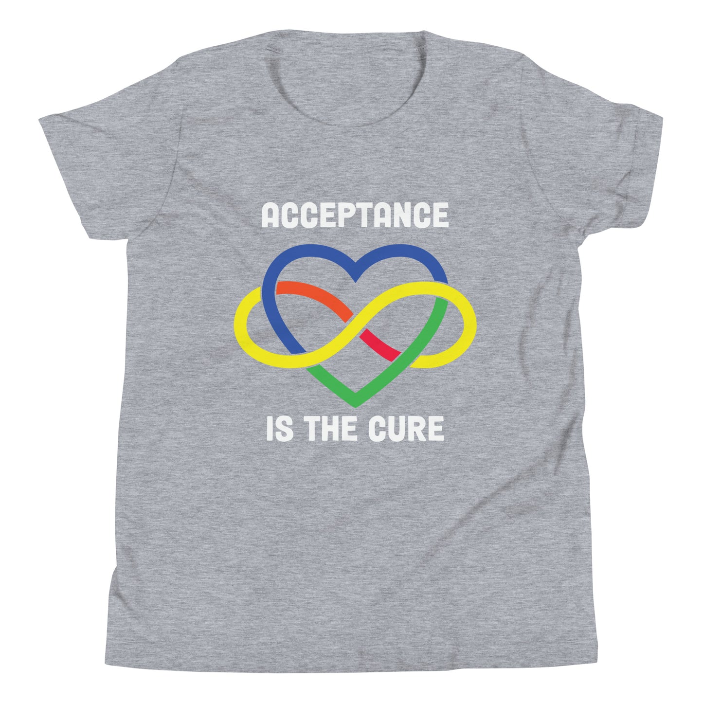 Autism Acceptance Together Quality Cotton Bella Canvas Youth T-Shirt