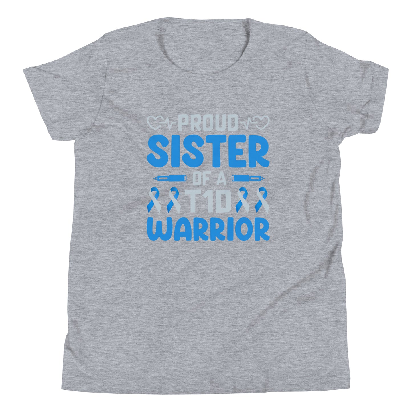 Diabetes Awareness Quality Cotton Bella Canvas Youth T-Shirt