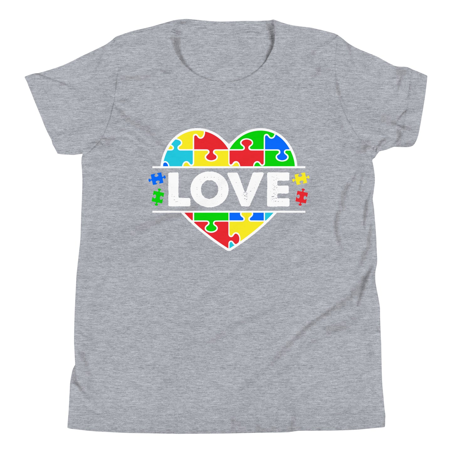 Autism Acceptance Together Quality Cotton Bella Canvas Youth T-Shirt