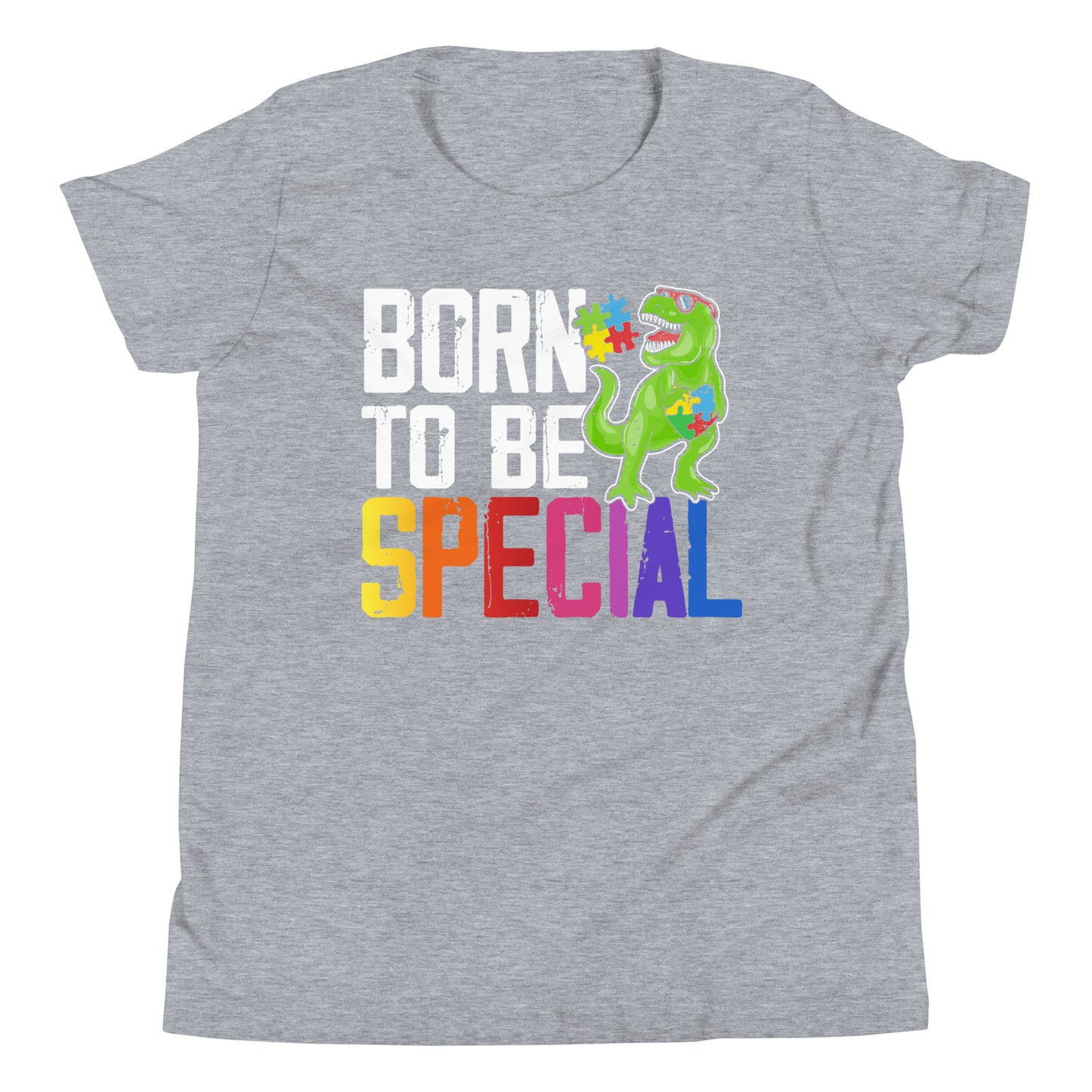 Autism Acceptance Together Quality Cotton Bella Canvas Youth T-Shirt