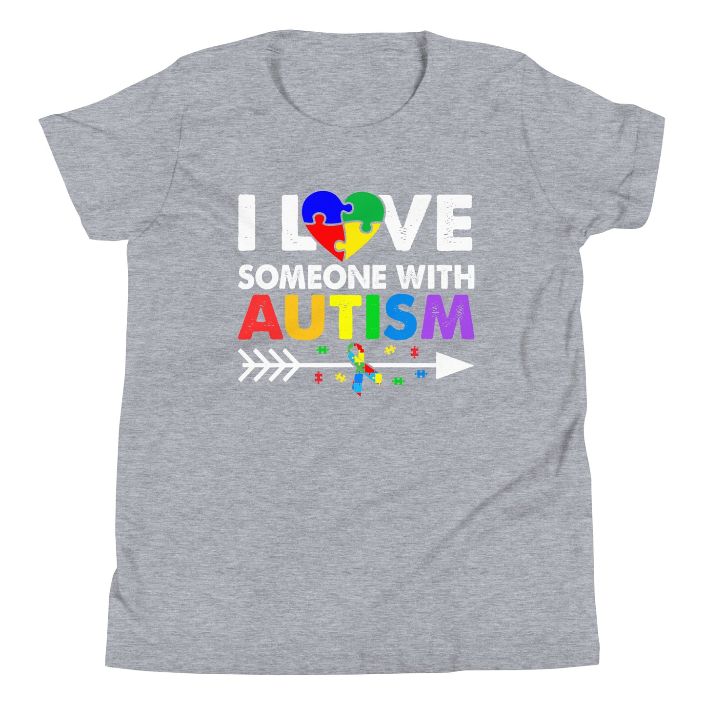 Autism Acceptance Together Quality Cotton Bella Canvas Youth T-Shirt