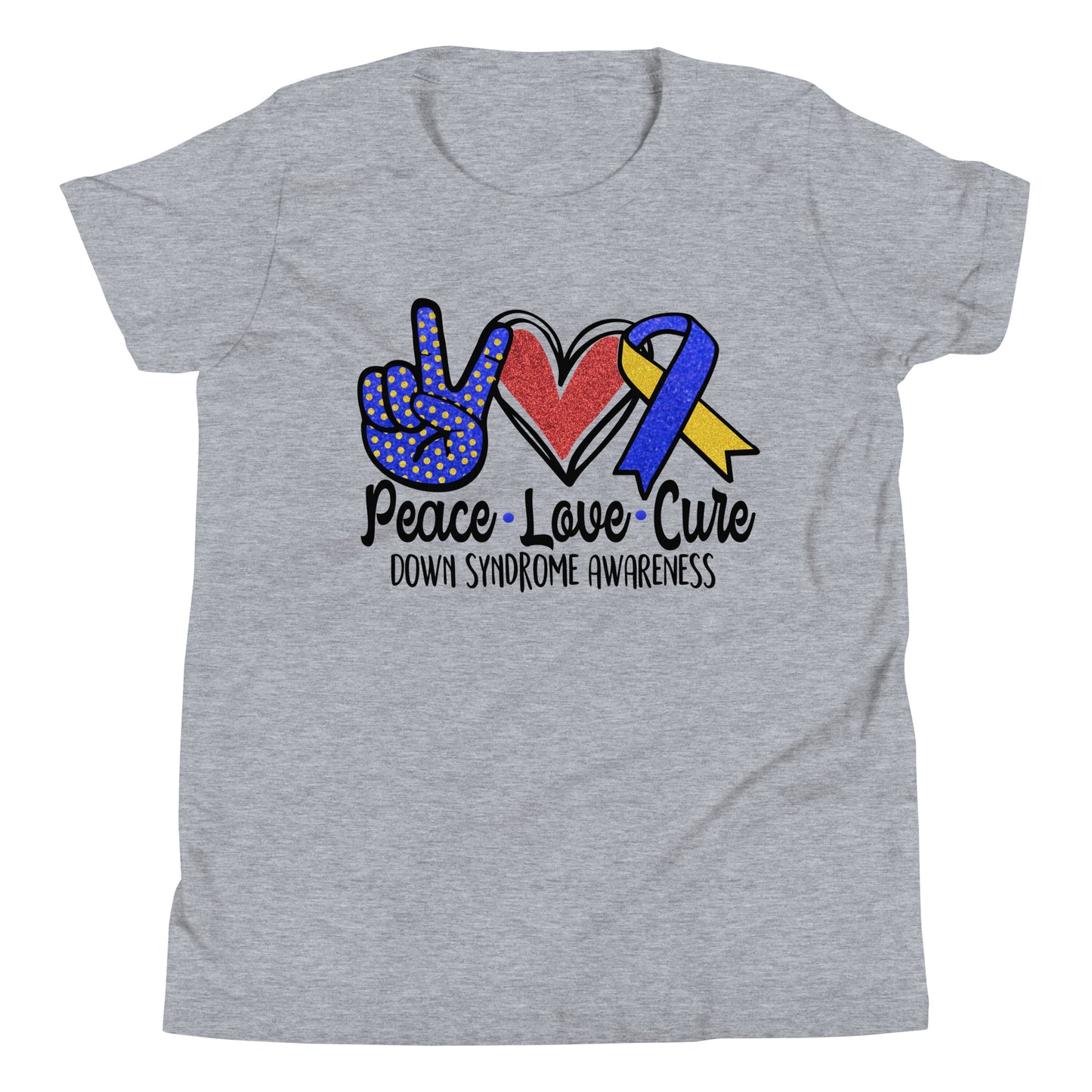 Down Syndrome Awareness Quality Cotton Bella Canvas Youth T-Shirt