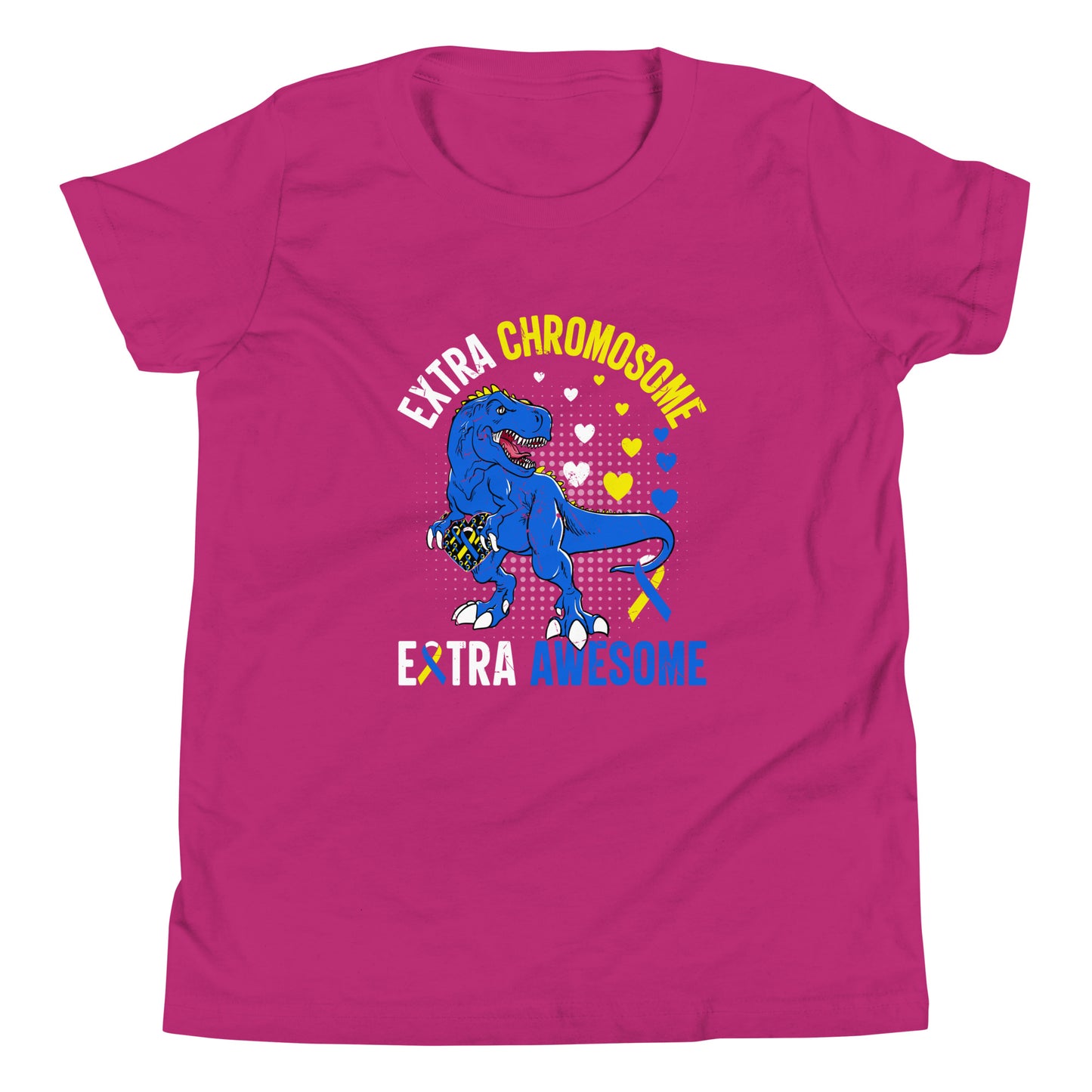 Down Syndrome Awareness Quality Cotton Bella Canvas Youth T-Shirt