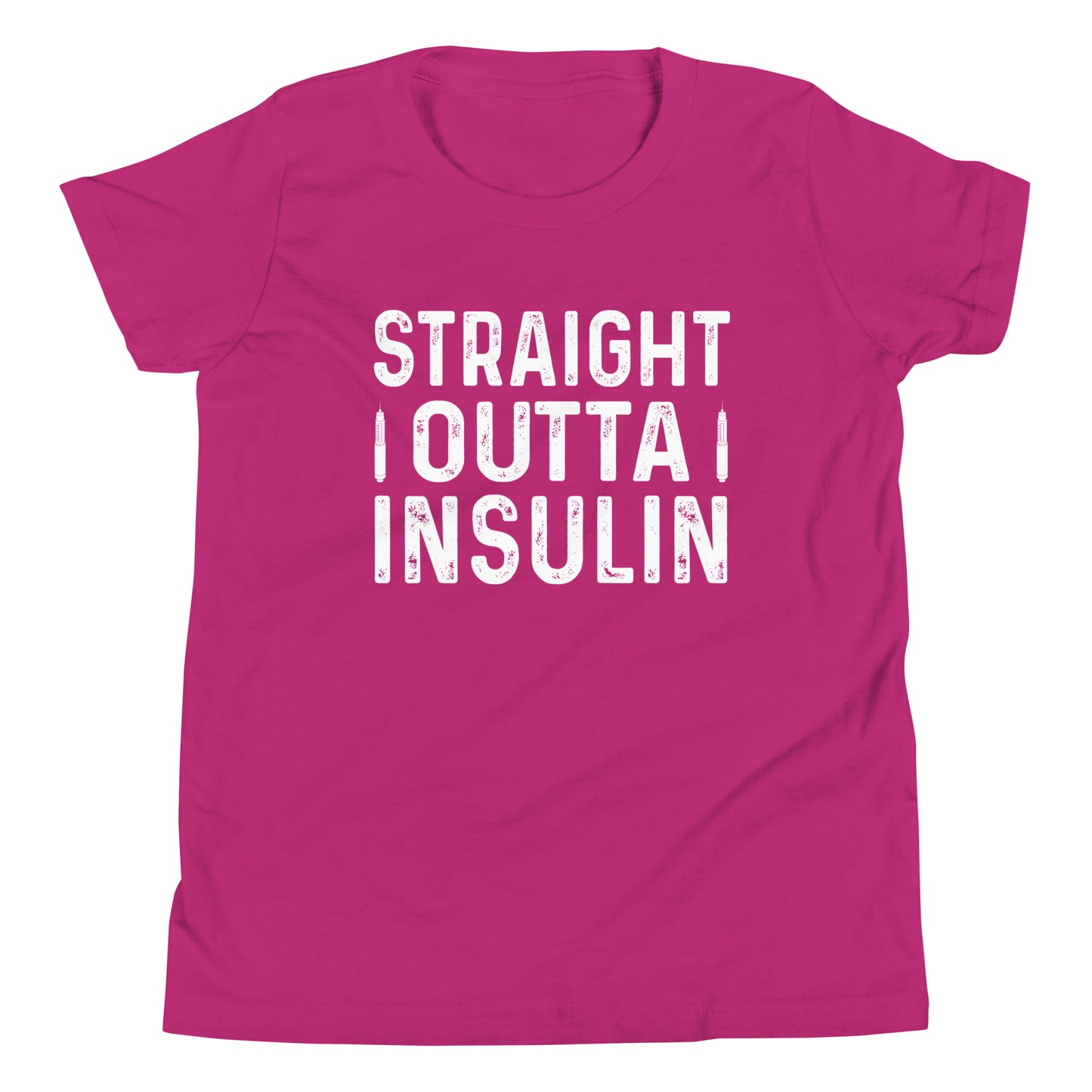 Diabetes Awareness Quality Cotton Bella Canvas Youth T-Shirt