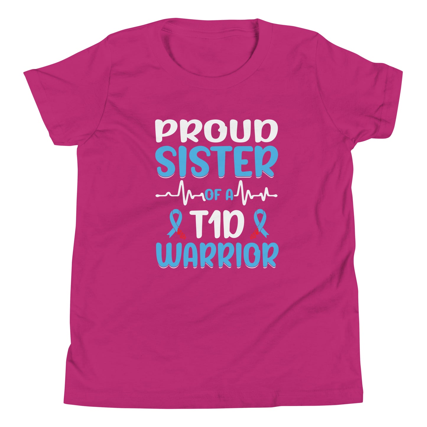 Diabetes Awareness Quality Cotton Bella Canvas Youth T-Shirt