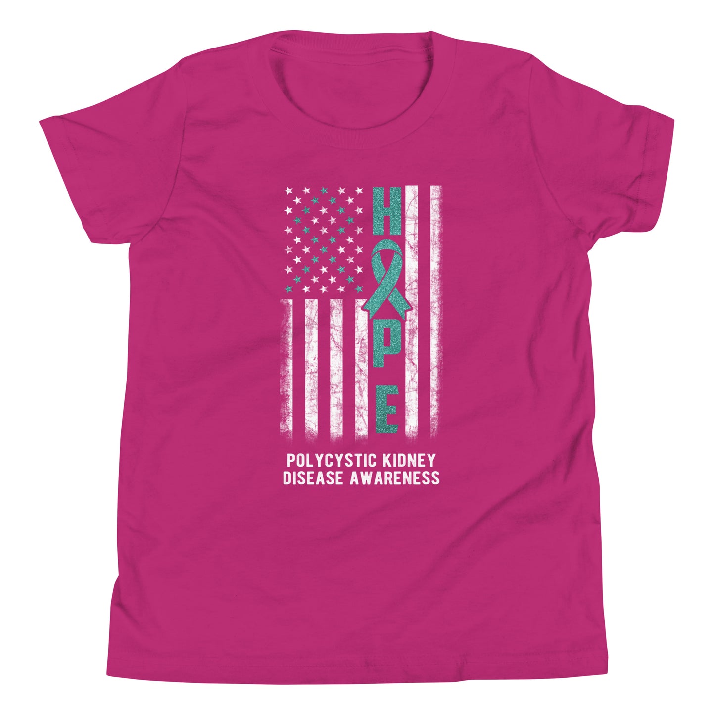 Kidney Awareness Quality Cotton Bella Canvas Youth T-Shirt