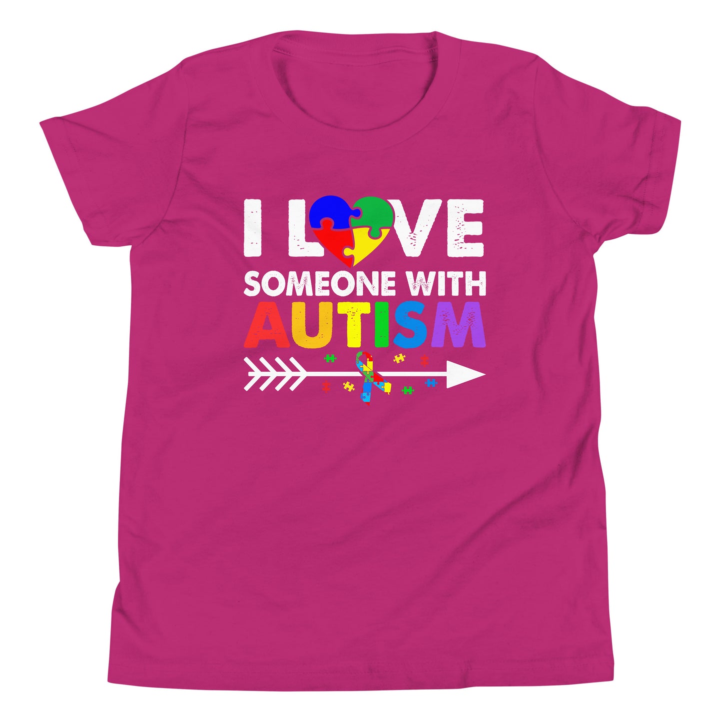 Autism Acceptance Together Quality Cotton Bella Canvas Youth T-Shirt