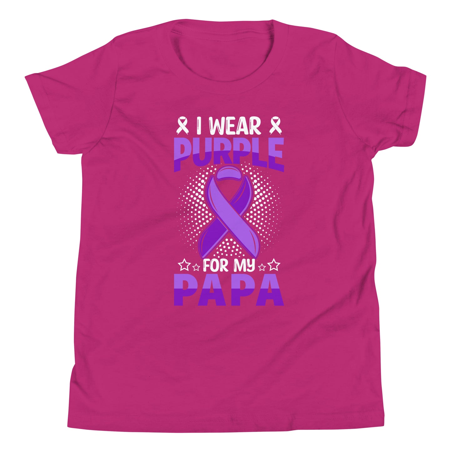 Alzheimer's Awareness Quality Cotton Bella Canvas Youth T-Shirt
