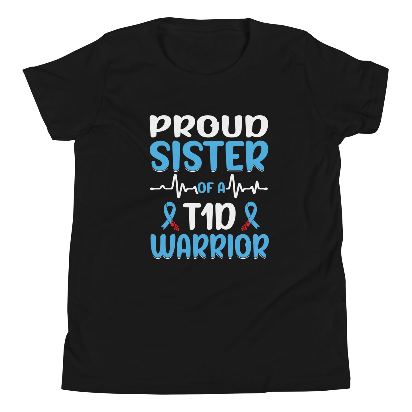 Diabetes Awareness Quality Cotton Bella Canvas Youth T-Shirt