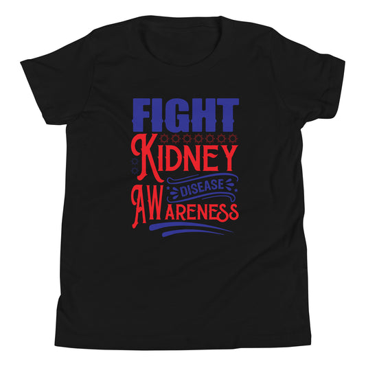 Kidney Awareness Quality Cotton Bella Canvas Youth T-Shirt