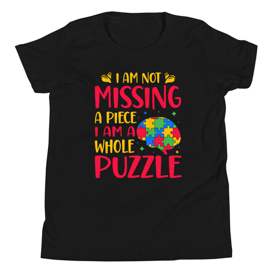 Autism Acceptance Together Quality Cotton Bella Canvas Youth T-Shirt