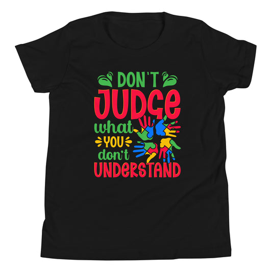 Autism Acceptance Together Quality Cotton Bella Canvas Youth T-Shirt