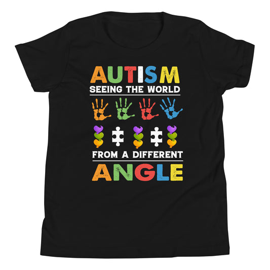 Autism Acceptance Together Quality Cotton Bella Canvas Youth T-Shirt