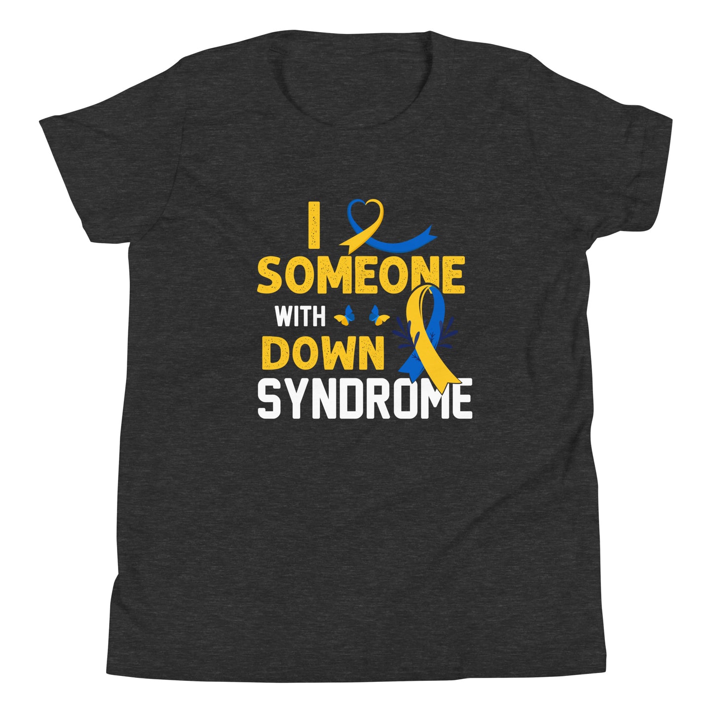 Down Syndrome Awareness Quality Cotton Bella Canvas Youth T-Shirt